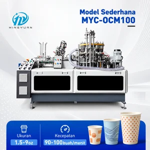 MYC-OCM100 Simple Model Mesin Pembuat Paper Cup Sistem Cam