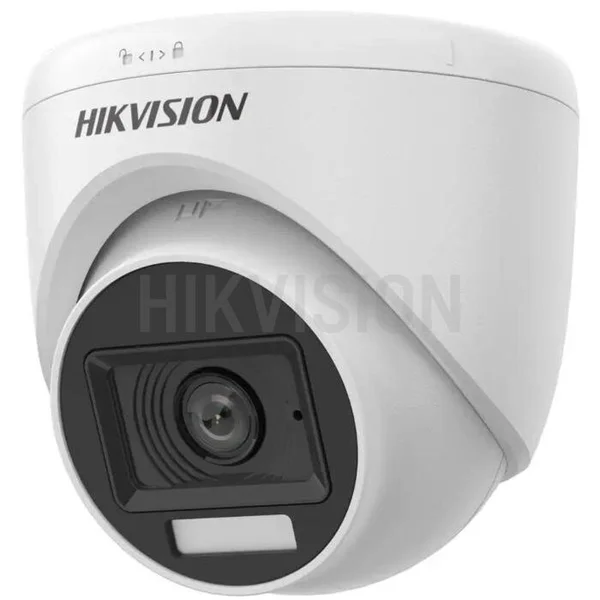 HIKVISION - DS-2CE76D0T-EXLPF Camera Analog CCTV Non Audio 2MP Smart Hybrid Light Indoor Fixed Turret Original
