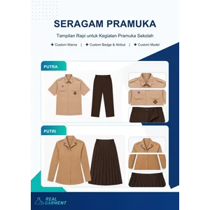 BAJU SERAGAM SEKOLAH PRAMUKA SMA