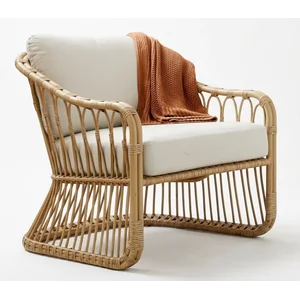 Kursi Rotan Ekstetik sisa Ekspor Tipe  Longue Chair 