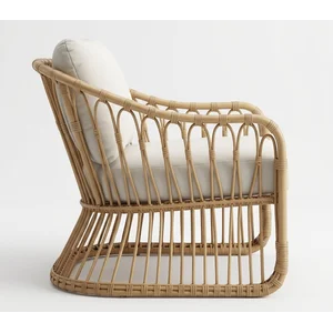 Kursi Rotan Ekstetik sisa Ekspor Tipe  Longue Chair 