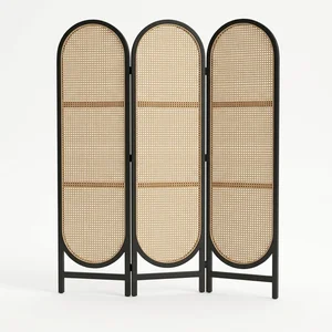 Perabot Rotan Partisi Ruangan Rattan Handmade  Room Divider Rotan Rustic dan Minimalis