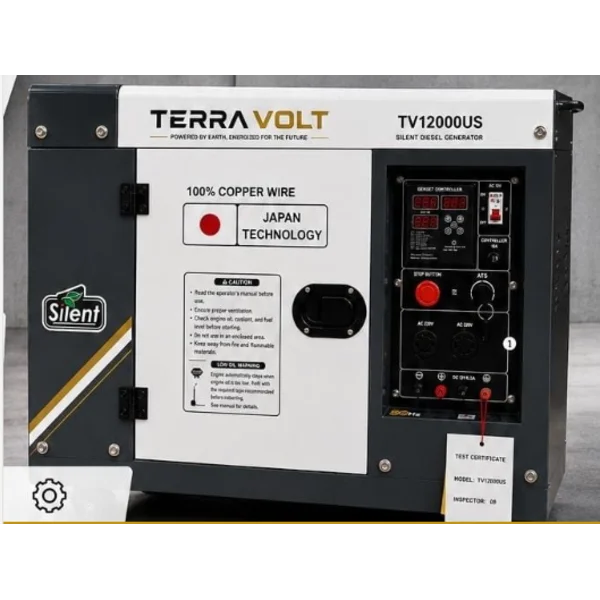 Genset Diesel Portable TERRAVOLT TV12000US 12 kVA