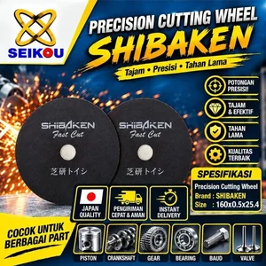 Batu Gerinda Potong Shibaken 160x0.5x25.4 mm A#100P