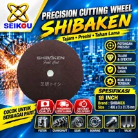 Cutting Wheel (Batu Gerinda Potong) SHIBAKEN 405x3x31.75 16"  Brand Japan Murah Tajam Awet