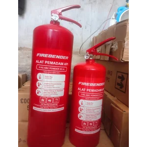 FireBender brand 6 kg dry chemical powder fire extinguisher for class ABC fires"