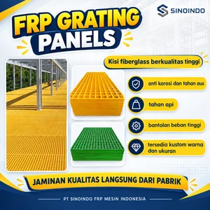 FRP GRATING PANELS FIBERGLASS (ALAS MULTIFUNGSI-ALAS CUCI MOBIL-ALAS PETERNAKAN-ALAS INDUSTRI PABRIK) BISA CUSTOM UKURAN