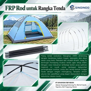 FIBERGLASS ROD BATANG FIBERGLASS FRP SOLID ELASTIS (BISA CUSTOM SIZE) untuk keperluan pertanian-tenda-payung-dll