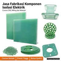 Jasa Fabrikasi Komponen Isolasi Elektrik Custom CNC Milling dan Waterjet
