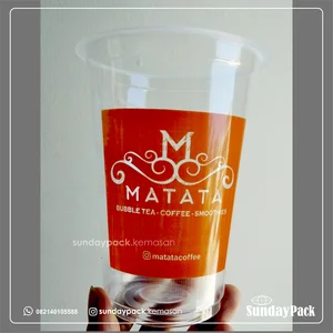 Sablon Gelas Plastik Profesional