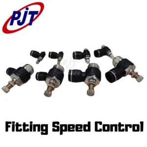 Fitting speed control pneumatic untuk selang 12mm dan drat 1/4 NSE12-02