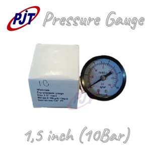 Pressure Gauge 1.5 inch - 10 Bar Alat Ukur Lainnya