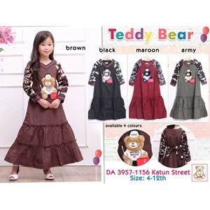 Gamis anak teddy bear 3957-1156