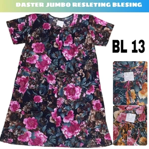 BL13 Cotton Blessing Midnight Zipper Nightgown