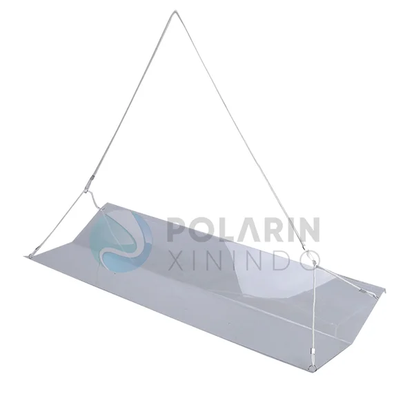 Talang AC Bahan Akrilik Bening Tebal 2 mm Panjang 80 cm