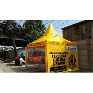 Tenda Sarnafil Putih Ukuran 4X4 Meter (Tinggi Kaki 2.5M)