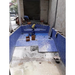 Construction workshop swimming pool