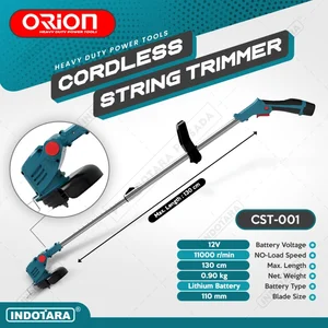 21V Mesin Potong Rumput Orion Cordless Grass Trimmer Pemotong Rumput