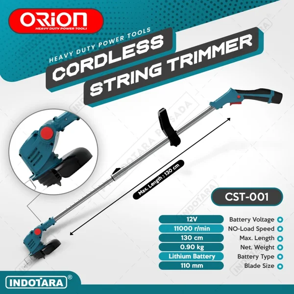 21V Mesin Potong Rumput Orion Cordless Grass Trimmer Pemotong Rumput