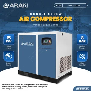ARAKI Air Compressor System Permanent GTR-15LDM 8 Bar