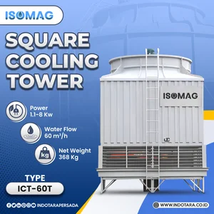 Industrial Square Cooling Tower - Menara Pendingin Air Isomag ICT-60T