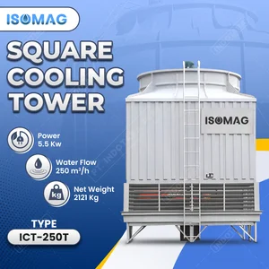 Industrial Square Cooling Tower - Menara Pendingin Air Isomag ICT-250T