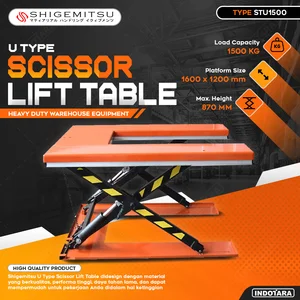 Scissor Lift Table U Type 1.5 Ton - Shigemitsu STU1500