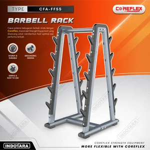 Coreflex Triangle Barbell Rack - Vertical Rack Barbell 10 Station CFA-FF55
