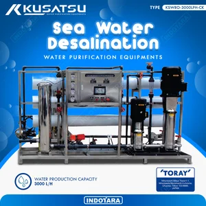 Sea Water Desalination Machine KUSATSU KSWRO-3000LPH-CK (Clean Water)