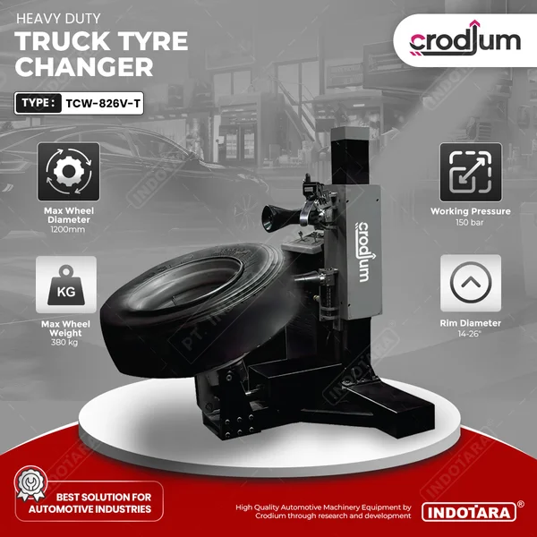 Mesin Pembuka Ban Mobil Truck / Tyre Changer - CRODIUM TCW-826V-T