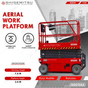 Tangga Elektrik Aerial Work Platform Shigemitsu SE80N