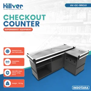 Checkout Cashier Table Counter Cashier Desk Hillver HV-CC-195CU1