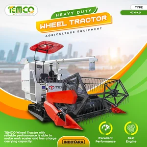 Mesin Panen Padi Kombinasi - Combine Harvester Temco 4CH-4.0 - With Cabin & AC