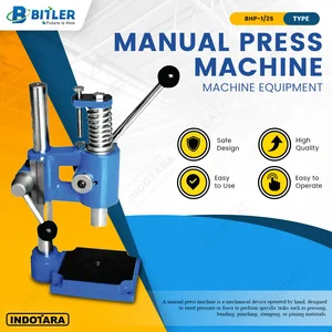 Bitler Press 5 kN Manual Hand Press Machine 500 Kg Alat Press BHP-1/2S
