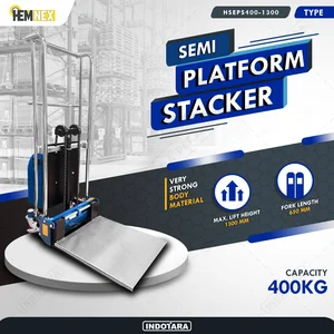Hemnex Semi Electric Platform Stacker 400 Kg HSEPS400-1300