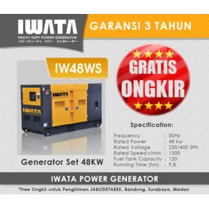 Genset Diesel IWATA 48Kva Silent