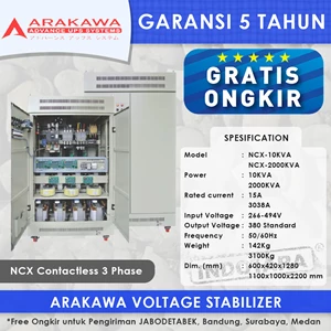 STABILIZER ARAKAWA NCX 3 PHASE NCX-50KVA