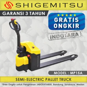 Hand Pallet Semi Electric Truck Shigemitsu MP15A