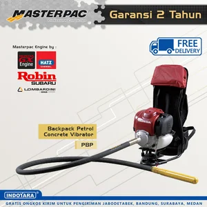 Mesin Pemadat Tanah beton Backpack Petrol Concrete Vibrator
