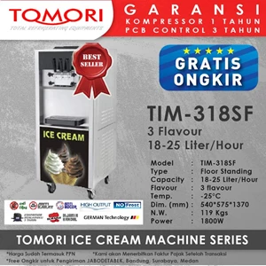 Ice Cream Machine 3 Handle TOMORI TIM-318SF