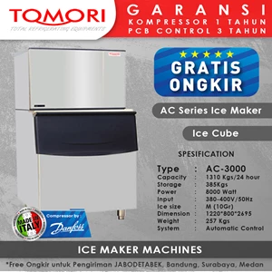 Mesin pembuat Es Kubus - Tomori AC Series Ice Maker AC-3000