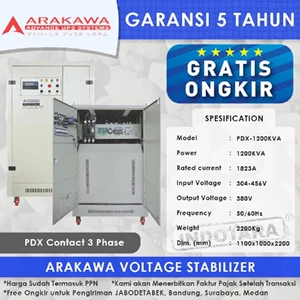Stabilizer Arakawa PDX 3 Phase PDX-1200KVA