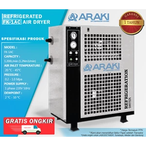 Refrigerated Air Dryer FK-1AC 1.0MPA