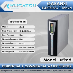 Kusatsu Ultrafiltration Water Purifier UFPAD 2.5L