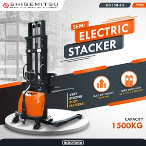 Shigemitsu Semi-Electric Stacker KD15B 3000