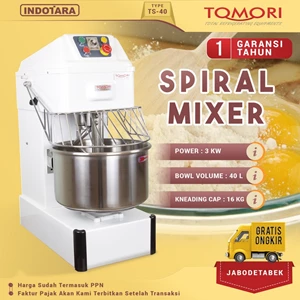 Electric Mixer Spiral Tomori TS-40