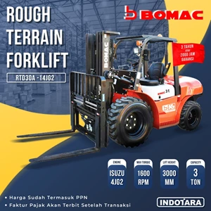 Bomac Rough Terrain Forklift 3 TON - RD30A-14JG2