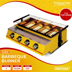 Gas Barbeque Burner / Kompor Gas 4 Tungku Tomori - TGR-K222B