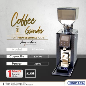 Coffee Grinder Machine / Alat Penggiling Kopi Ferratti Ferro FGM-64W