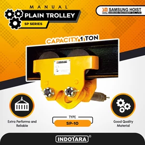 Manual Plain Trolley Troli Katrol Manual 1 Ton Samsung SP-10